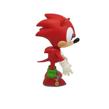 Boneco Vinil Super Sonic Vermelho Knuckles Articulado