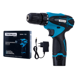 Menor preço em Furadeira Parafusadeira à Bateria De Lítio 12V Trevalla TL-FME-P02-7 Torque 23Nm