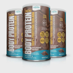 Kit 3 Body Protein Equaliv 600g Cacau