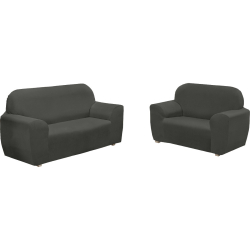 Capa para sofá 2 e 3 lugares oferta decoração de sala Dália Menor preço em Capa para sofá 2 e 3 lugares oferta decoração de sala Dália