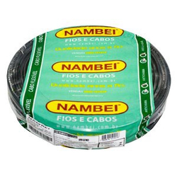 Cabo flexivel 750V 1 X 25MM preto rolo 100MT nambei Menor preço em Cabo flexivel 750V 1 X 25MM preto rolo 100MT nambei