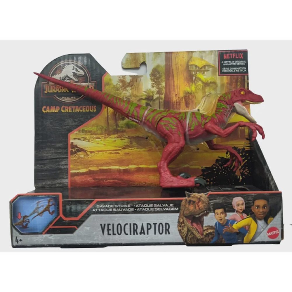 Jurassic World Figura Dinossauro Velociraptor Jumping