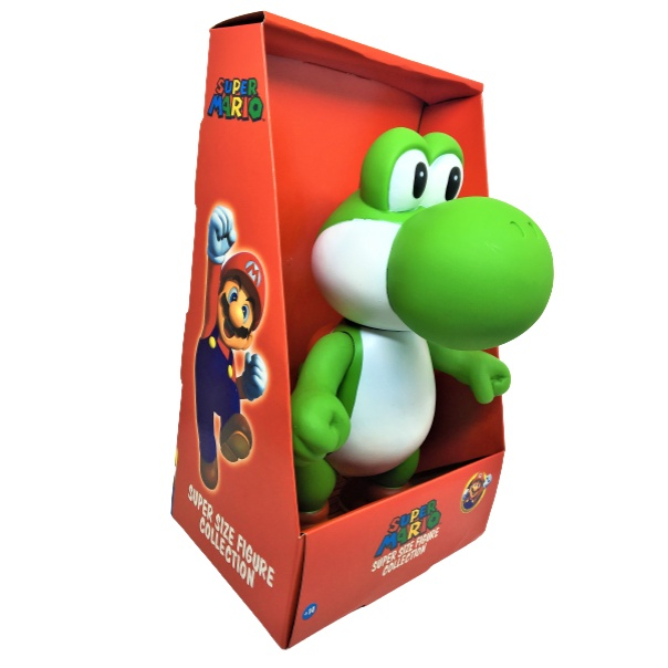 Boneco Yoshi 23cm Articulado Super Mario Bros Coleção Nintendo