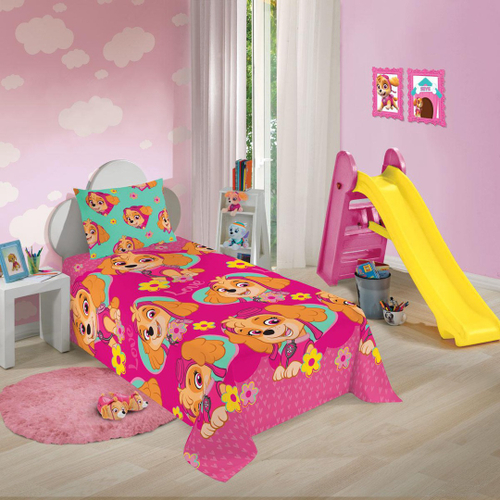 Jogo de Cama Solteiro Lepper Barbie Sereia 2 Peças Rosa - Compre