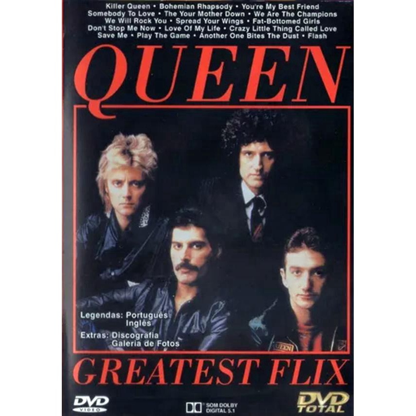 Dvd Queen - Greatest Flix - Dvd Total - Novo Lacrado em Promoção na  Americanas