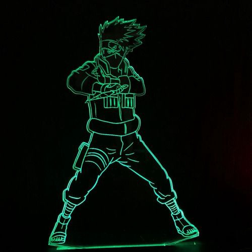 Abajur De Mesa De Led Kakashi Naruto