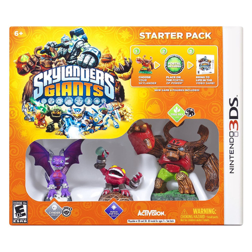 Box Skylanders Giants Starter Pack para Nintendo 3DS em Promo o