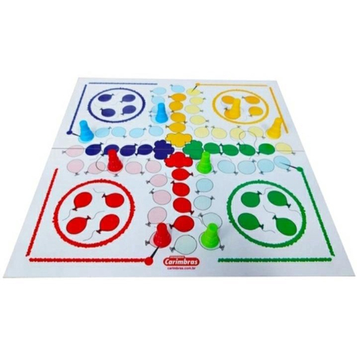 Jogo de Ludo Brinquedo Educativo - Carimbras