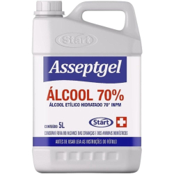 Álcool Líquido 70% Asseptgel 5L Produto Hospitalar Start é boa?