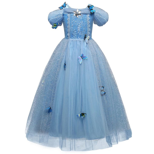 Fantasia Cinderela Infantil Vestido Original Princesa Disney Tamanho: G