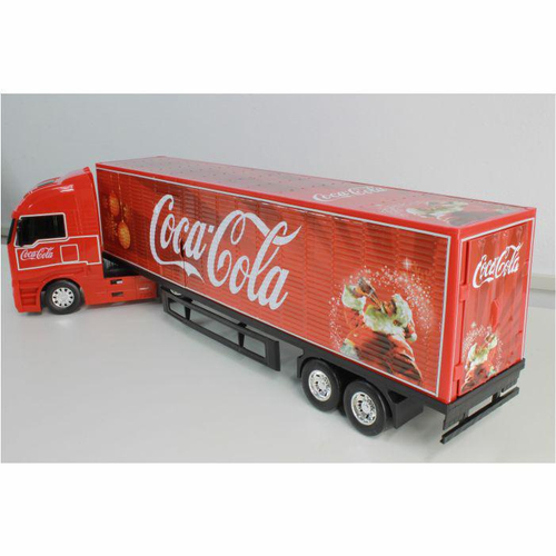 Caminhão de Natal Coca Cola com luz : : Brinquedos e