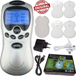 Aparelho Fisioterapia Tens Fes Portátil Massagem Choquinho 4 Eletrodos Bivolt Menor preço em Aparelho Fisioterapia Tens Fes Portátil Massagem Choquinho 4 Eletrodos Bivolt
