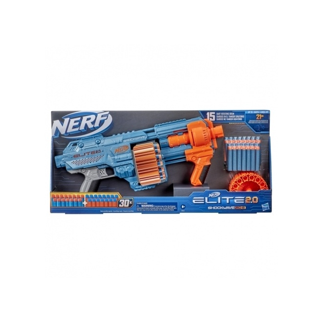 Nerf - Lançador Elite 2.0 Shockwave Rd-15 E9531 - Hasbro em