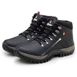 Bota Coturno Masculino Tenis Adventure Parra Boots Adulto E Infantil Preto Prata é boa?