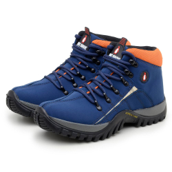 Bota Coturno Masculino Tenis Adventure Parra Boots Adulto E Infantil Azul Laranja é boa?