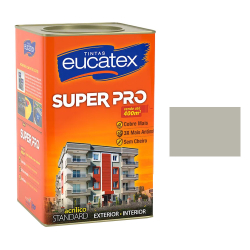 Tinta Acrilica Cinza Urbano Semi Brilho Super Pro Eucatex 18lt Menor preço em Tinta Acrilica Cinza Urbano Semi Brilho Super Pro Eucatex 18lt