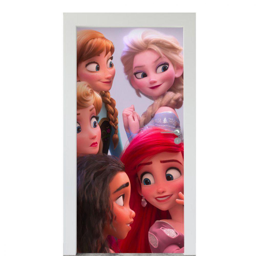 Adesivo de Porta Princesa Frozen 3