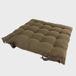 Almofada futon assento para cadeira - marrom é boa?