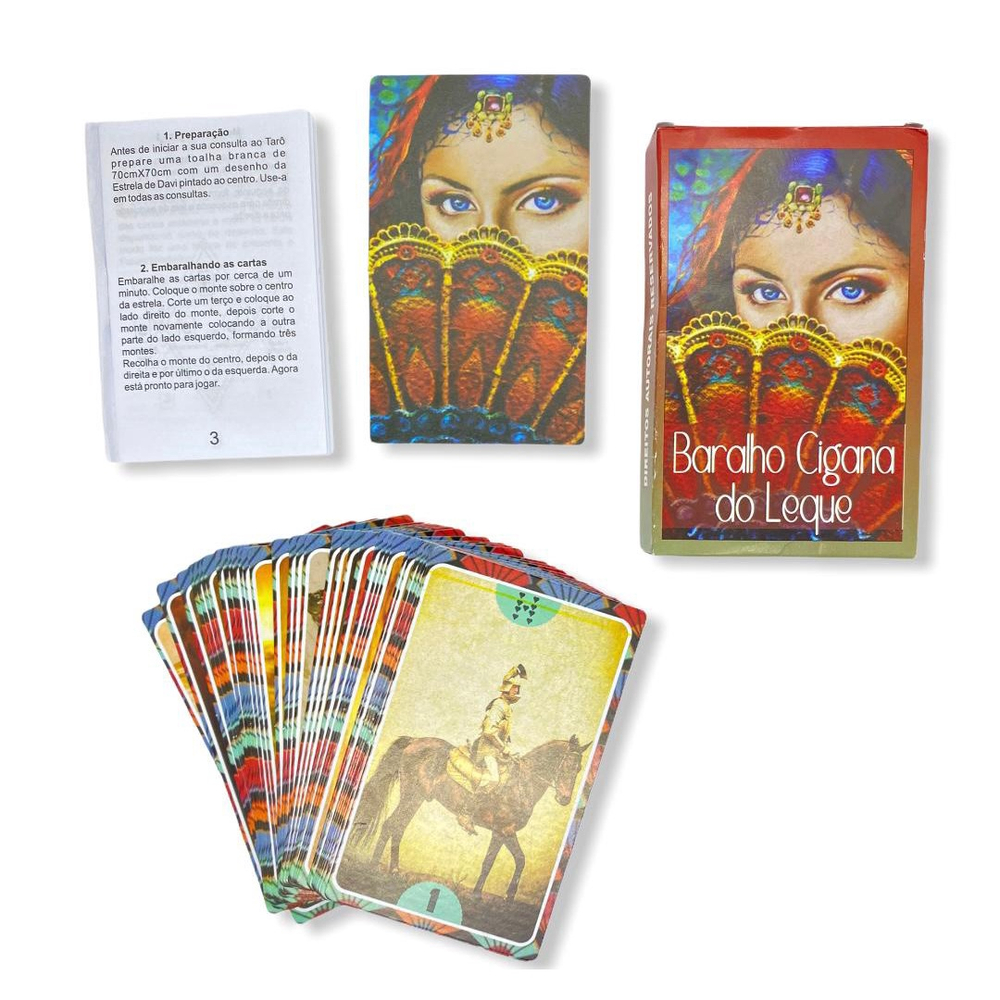 Baralho Tarot Cigana da Sorte Oráculo Deck 36 Cartas em Promoção na  Americanas