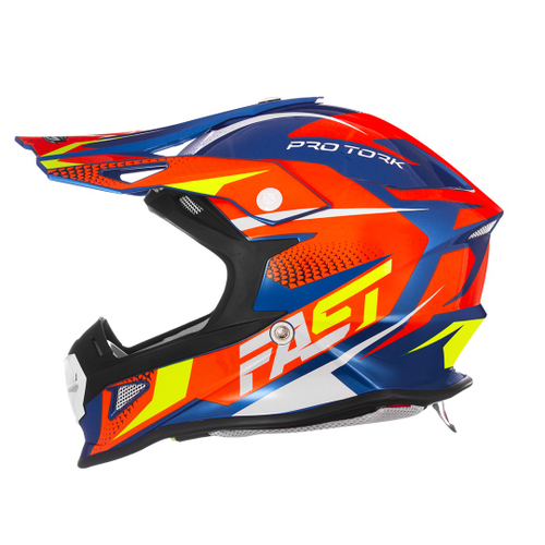 Capacete Motocross Etceter Solid - Rosa Bebê