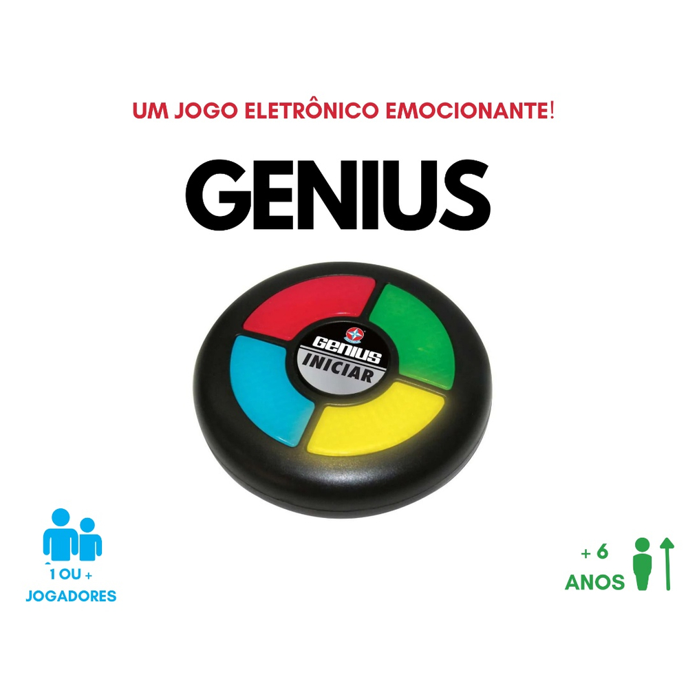 Jogo Infantil - Eletrônico - Genius - Estrela