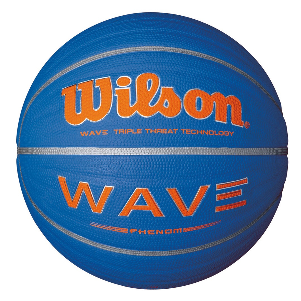 BOLA BASQUETE WILSON WAVE PHENOM - AZUL CLARO - UNISPORT