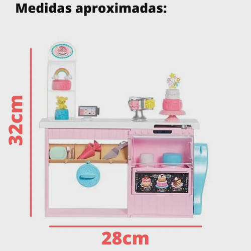 Conjunto Barbie Profissões Chef De Bolinhos Playset Decoração De Bolos Com  Massa De Modelar Mattel na Americanas Empresas