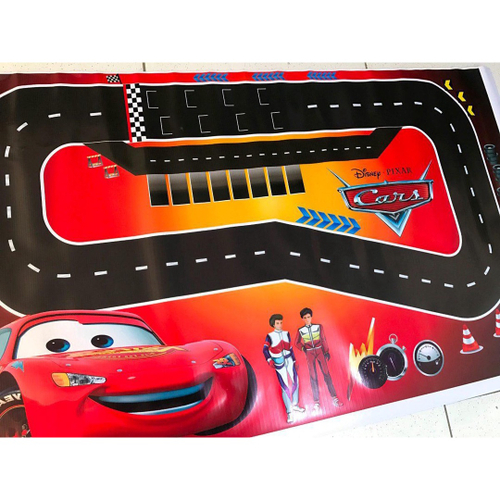 Pista Painel Festa Decorativo Hot Wheels Carros 1,2x0,6m