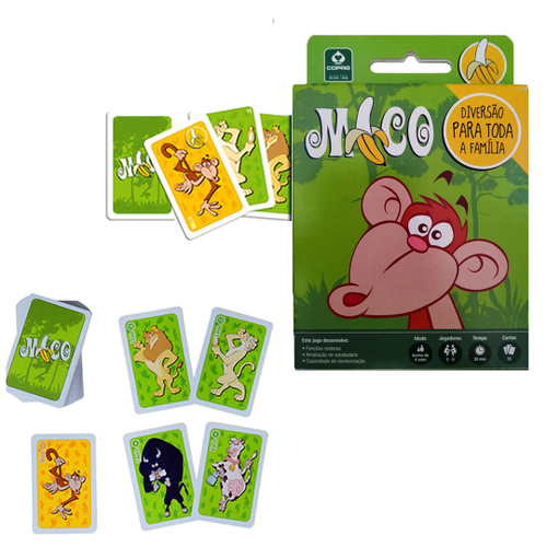 Jogo Do Mico Carta Educativo Infantil Menino Menina 4 Anos Copag Original  Divertido com 55 Cartas no Shoptime