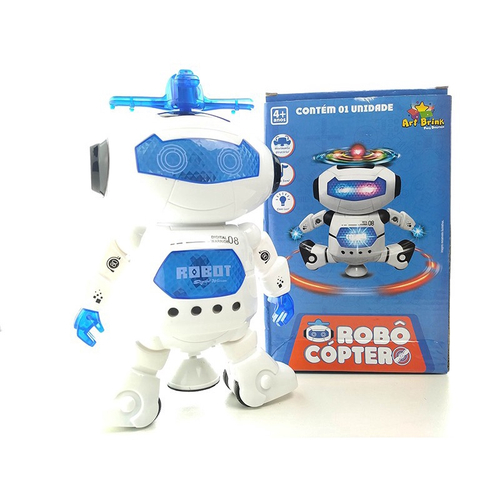 Brinquedo Robô Copter Dançarino com Som e Luz - Chic Outlet - Economize com  estilo!