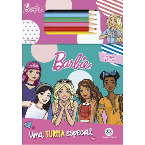 Livro 101 Primeiros Desenhos Ciranda Cultural Barbie - Shopping