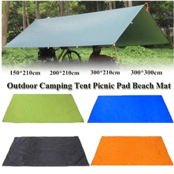 Tenda Kepeak de 4 tamanhos ao ar livre 210D Oxford Pano Tarp Tendas de acampamento de verão Toldo Protetor solar de chuva Abrigo de chuva 210x150cm / 210x200cm / 210x300cm / 300x300cm laranja 210x150cm é boa?