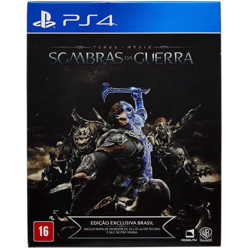 Terra Média Sombras da Guerra Definitive Edition - PS4 - Mídia