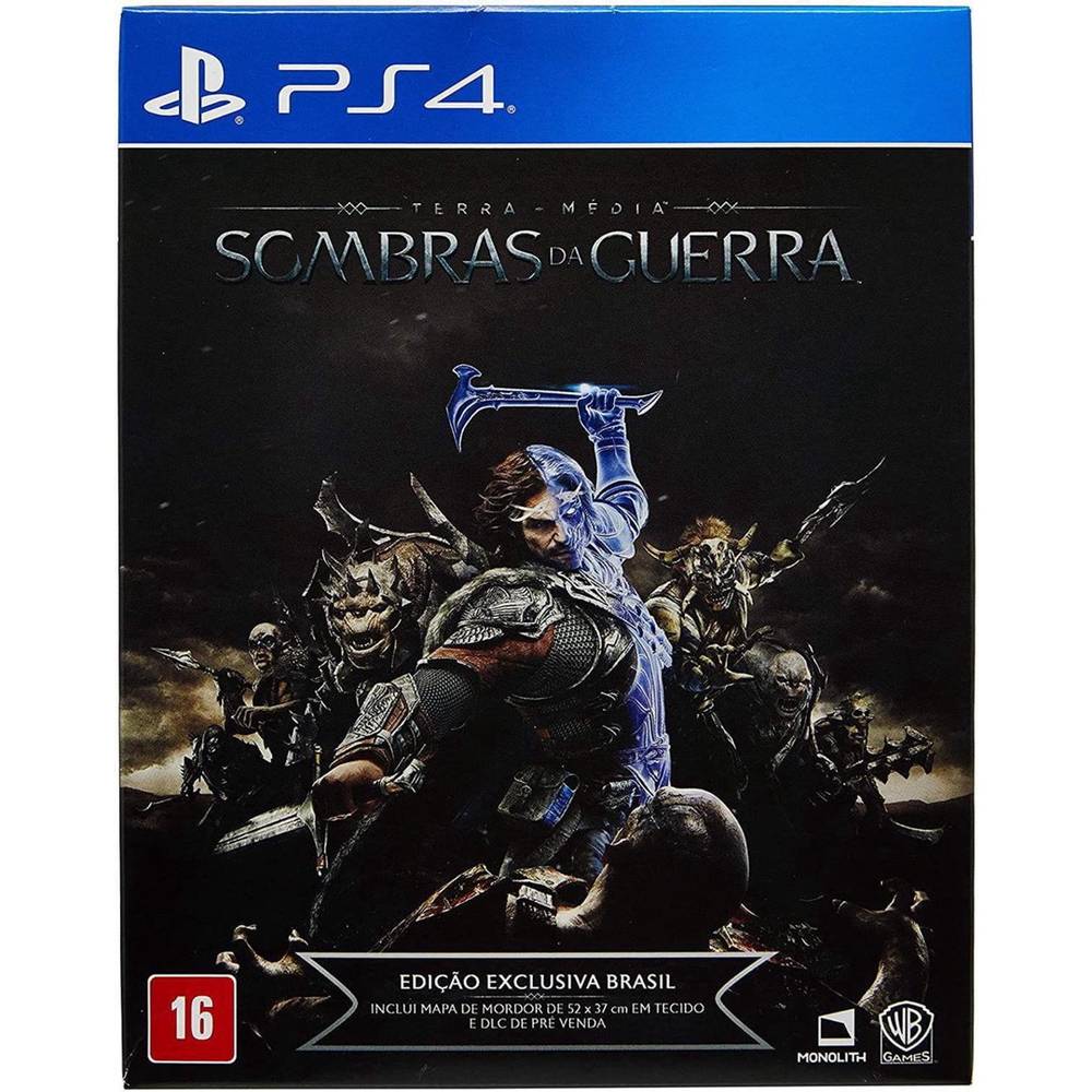 Jogo Terra-média: Sombras Da Guerra - Edição Limitada - PS4