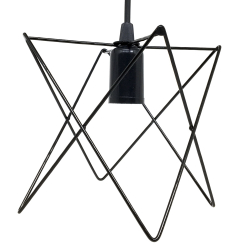 Lustre Pendente Aramado Estrela Preto - (match B2W) é boa?