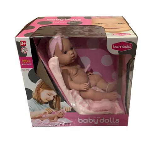 Boneca Little Baby Dolls Slepping Bag Bambola (710)