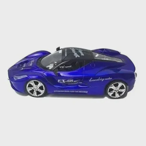 Carro Com Controle Remoto Azul Power Machines Havan Toys - HBR0353