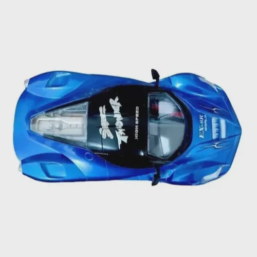 Carro Com Controle Remoto Azul Power Machines Havan Toys - HBR0353