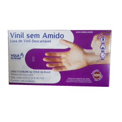 Luva De Vinil Descartável Sem Pó M(8) 100 Unidades Menor preço em Luva De Vinil Descartável Sem Pó M(8) 100 Unidades