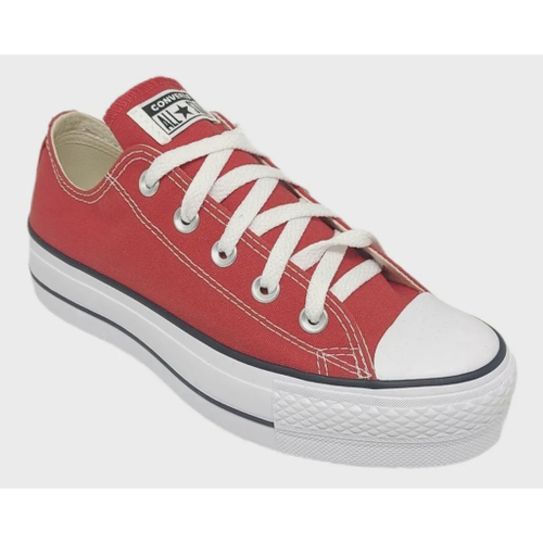 converse vermelho plataforma