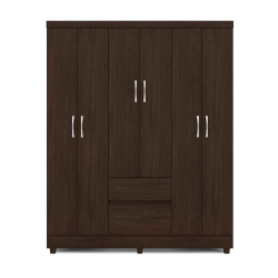 Guarda Roupa Casal 6 Portas 2 Gavetas Flash ii Demóbile Ébano é boa?
