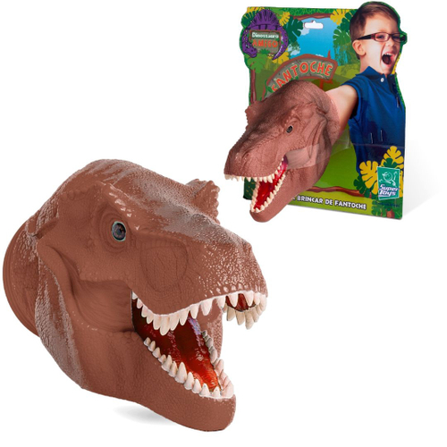 Dinossauro Rex Grande T-rex Ataca Come E Faz Cocô 35cm - Divertoys