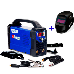 Kit Inversora de solda 200A flama 201 bv + Máscara de auto-escurecimen - Boxer Menor preço em Kit Inversora de solda 200A flama 201 bv + Máscara de auto-escurecimen - Boxer