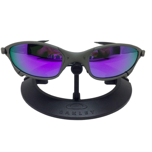 Óculos De Sol Juliet Xmetal Lente Black + Sideblinders - Kit Preto