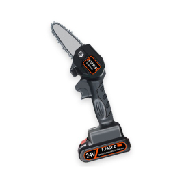Mini motosserra elétrica 24v portátil com bateria é boa?
