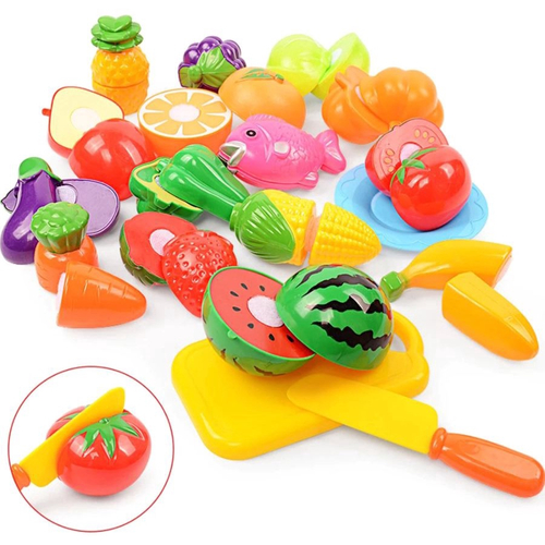 Jogo Cozinha Infantil Comida Comidinha Talheres Brinquedo