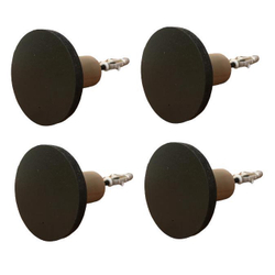 Kit 4 Ganchos Pendurador Mdf De Parede Bola Preta Menor preço em Kit 4 Ganchos Pendurador Mdf De Parede Bola Preta