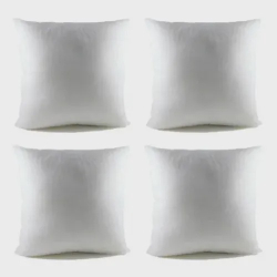 4 Refil Enchimento Almofada 45x45 Fibra Silicone Siliconada é boa?
