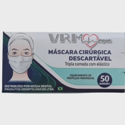 Menor preço em Caixa 50 unidades - Máscara descartável com anvisa