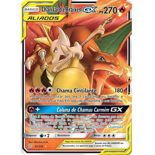 Box Pokemon Reshiram e Charizard gx Aliados em Promoção na Americanas